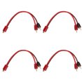thumbnail image 3 of Splitter 1 Female To 2 Male  Stereo Audio Y Cable,  Dual  Male Adapter  4PCS Car  1 Female 2 Male Adapter Y Splitter Speaker Audio Cable 20cm Long For Device With 3.5mm Jack, 3 of 8
