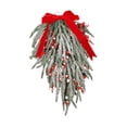 thumbnail image 1 of Guirnalda navideña de bayas de acebo artificiales, guirnalda navideña decorativa para chimenea, festival, ventana, guirnalda navideña, decoración , Estilo B, 1 of 8