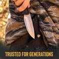 thumbnail image 4 of Buck Knives 685 Large BuckLite Max II Hunting Knife, 4" Fixed Blade, Rubber Handle, 4.7 oz, 4 of 8