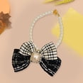 thumbnail image 3 of Pet Necklace Bowknot Necklace with Snap Design,Fake Pearl Collar Pet Jewelry, 3 of 8