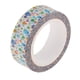 thumbnail image 1 of Cinta adhesiva washi, 1 rollo, 15 mm (0,59'') de ancho, decorativa, para manualidades, 12 unidades, 15 mm x 12 unidades., 1 of 9