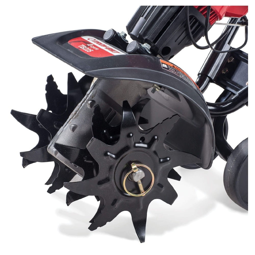 Troy-Bilt EC 2 Cycle Gas Power Walk Behind 9 Inch Garden Cultivator Tiller, Red