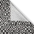 thumbnail image 3 of Ambesonne Geometric Kitchen Curtains, Irregular Lines Dots Art, 55"x45", Charcoal Grey and White, 3 of 3