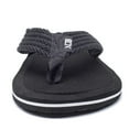 thumbnail image 3 of WOTTE Mens Flip Flops Comfortable Thong Sandals Lightweight Summer Beach Sandals Black, 3 of 7