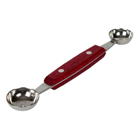 - Excellante Deluxe Stainless Steel Melon Baller with Wood Handle
