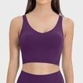 thumbnail image 4 of Lixiuxyad Adjustable Strap Tank Tops Women's Strap Tank Top Sexy Trim Backless Vest Summer Going Out Tops(Purple M), 4 of 6