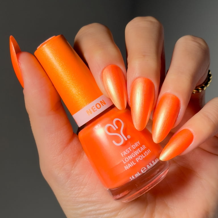Salon Perfect Neon Nail Polish, 454 Copacabana Girl, 0.5 fl oz
