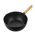 thumbnail image 2 of FUEENIRVA 1Pc Black Milk Saucepan Nonstick Soup Pot with Leak Proof Design and Extended Handle, 2 of 7