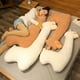 thumbnail image 2 of Cojín de alpaca Alpaca Gift Side Sleeper Pillow para niñas y niños (130 cm blanco) Ehuebsd libre de BPA, 2 of 9