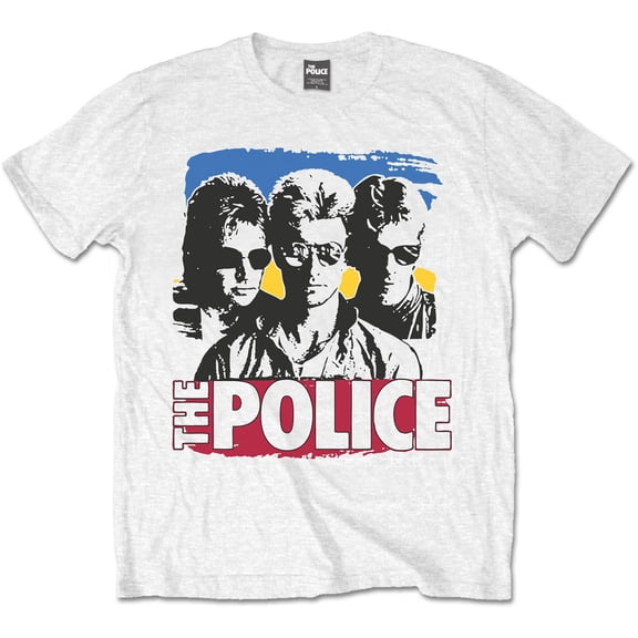 The Police Unisex T-Shirt Band Photo Sunglasses (Small)