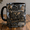 Black, variant on Travel Lover Mug 3D Effect with Suitcase Passport Globe Airplane Design