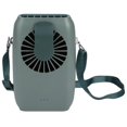 thumbnail image 4 of Green Portable Mini Fan - 5V USB Powered, Hanging Waist Wrist Desktop Fan for Home Outdoor Sports, 4 of 5