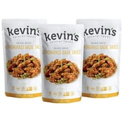 Kevin's Natural Foods Lemongrass Basil Sauce - Keto and Paleo Simmer Sauce - Stir-Fry Sauce, Gluten Free, No Preservatives, Non-GMO - 3 Pack (Lemongrass Basil)