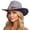 A1-Grey, variant on Cowboy Hat for Women and Men Western Felt Cowboy Cowgirl Hat Wide Brim Belt Buckle Retro Fedora Hats Unisex Caps