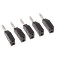thumbnail image 6 of Black 4mm Banana , Closed Screw Type for Speaker Cable Wire Connectors 5Pcs, 6 of 7