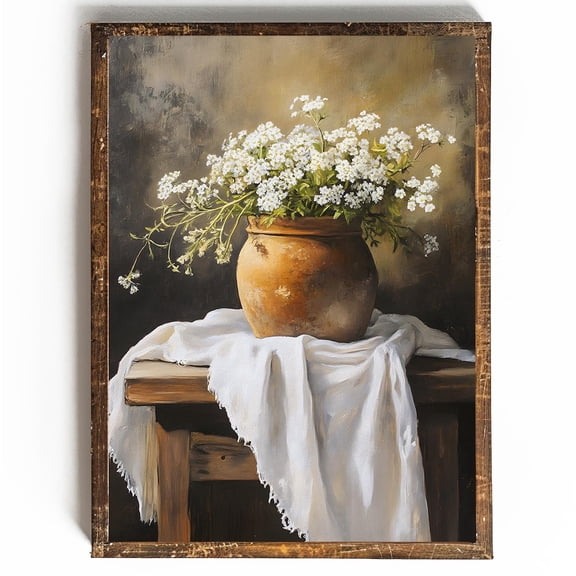 Vintage Floral Wall Art Cottagecore Art Poster Cottagecore Wall Art For Kitchen Decor Farmhouse Wall Decor Art For Gallery Wall Art Poster, F038, 8x12 UNFRAMED