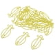 thumbnail image 1 of 20x Clips de papel para álbumes de recortes res de metal Papelería de oficina Amarillo Crucian Zulema Clips de papel de oficina de metal, 1 of 8