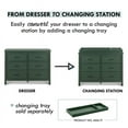 thumbnail image 4 of DaVinci Charlie 6-Drawer Double Dresser in Forest Green, 4 of 9
