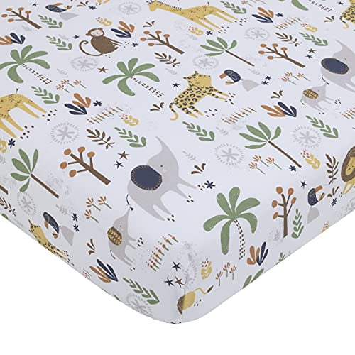 NoJo  Jungle Trails 4 Piece Nursery Crib Bedding Set