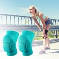 thumbnail image 6 of Unique Bargains 1 Pair Sporting Protective Knee Pad Breathable Flexible Knee Support Brace Polyester Green Size S, 6 of 7