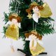 thumbnail image 4 of Colgante de muñeco de ángel de tela para decoración navideña colgante para árbol de Navidad paquete de 3 B# punto blanco 3 uds ANGGREK  Otros, 4 of 8