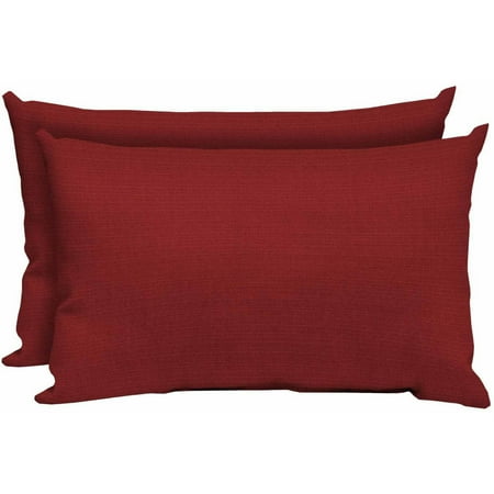 Better Homes And Gardens Outdoor Patio Lumbar Pillow, Set Of Two Better Homes and Gardens Outdoor Patio Lumbar Pillow, Set of Two, Red - Better Homes And Gardens Outdoor Patio Lumbar Pillow, Set Of Two