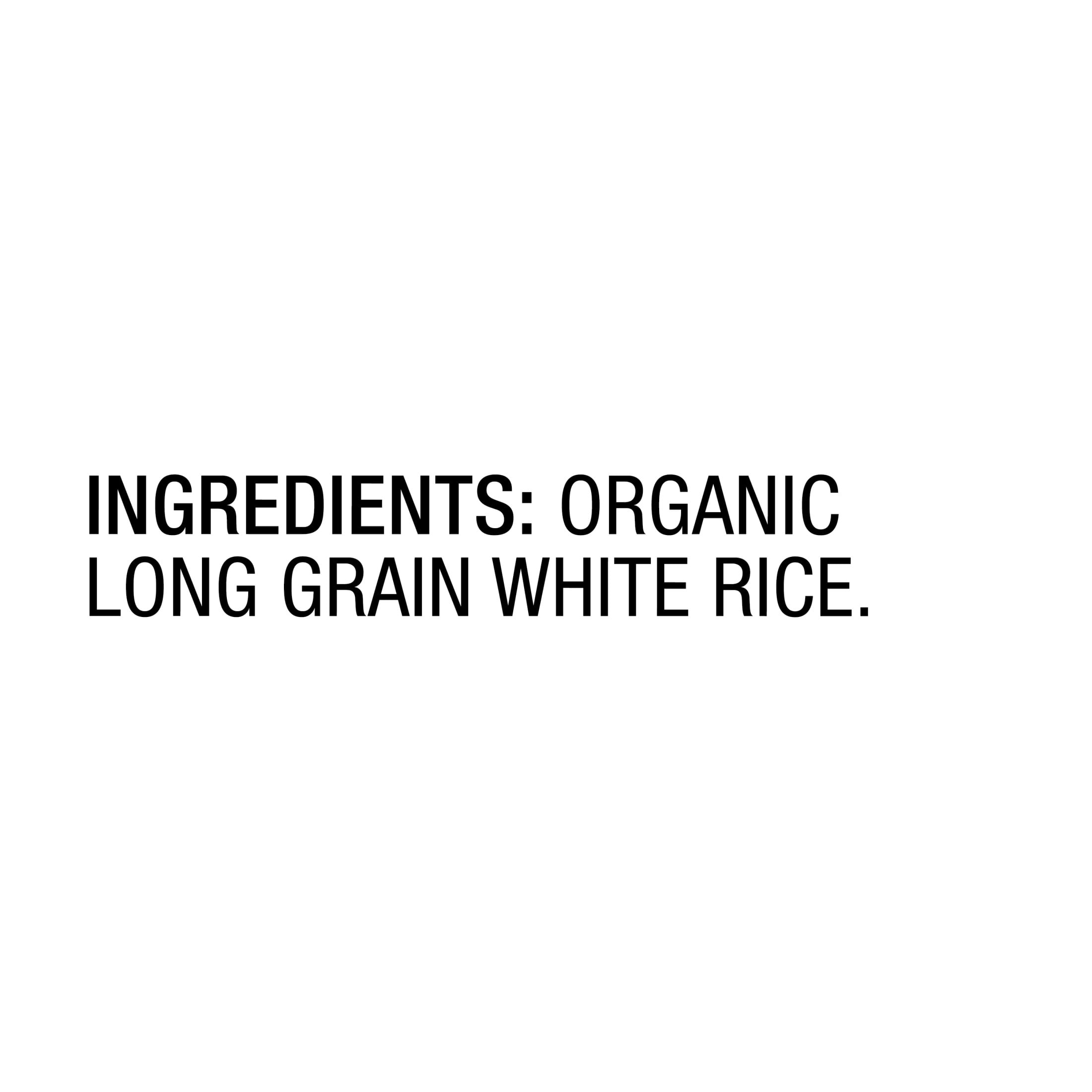 (3 pack) RiceSelect Organic Texmati White Rice, American-Style Basmati Rice, 2 lb Jar