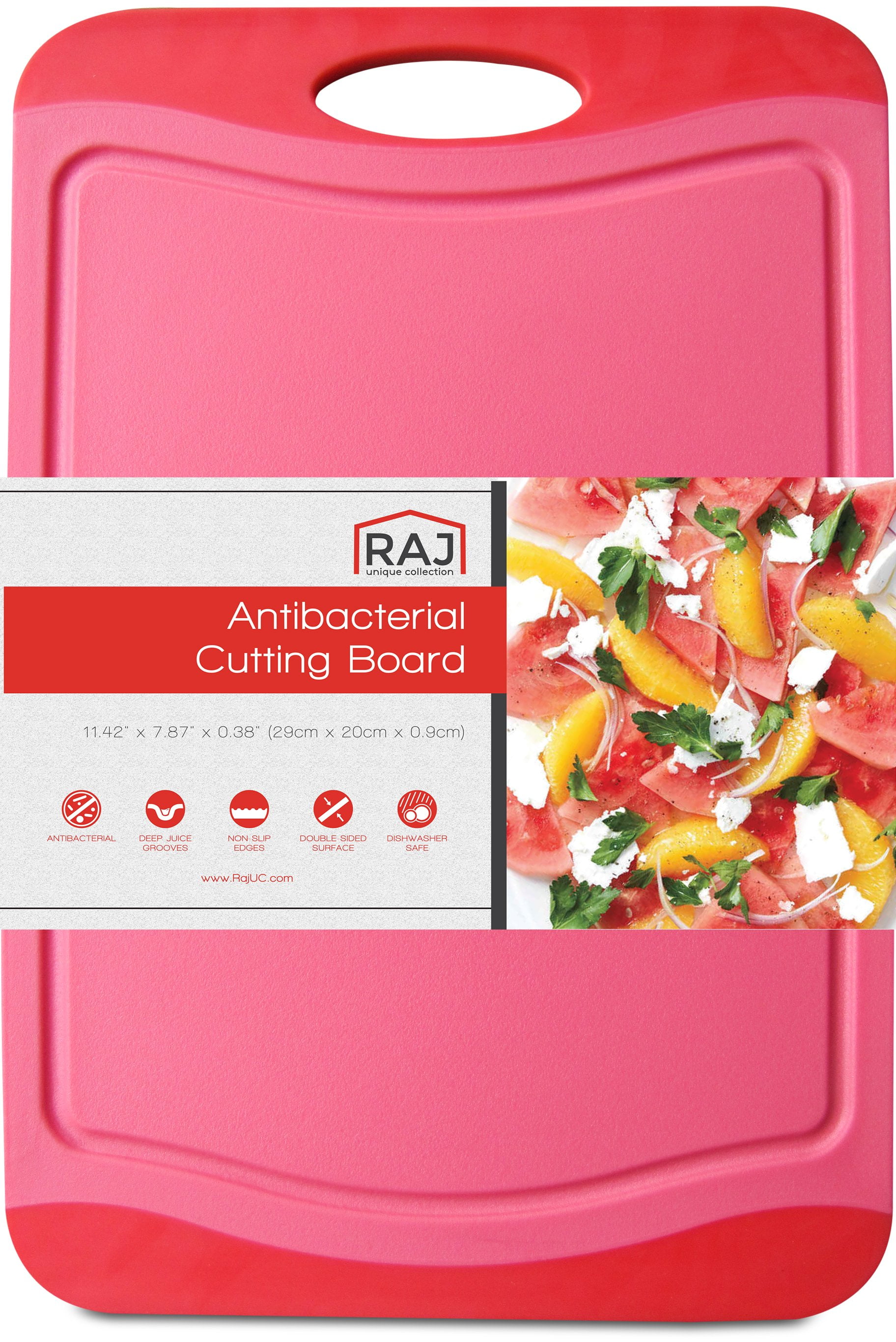 Raj Plastic Cutting Board Reversible Cutting board, Dishwasher Safe