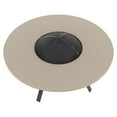 thumbnail image 2 of Mainstays Montclair 5-Piece Steel Outdoor Conversation Set with Fire Pit & Cushions, Blue, 2 of 9