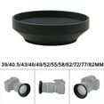 thumbnail image 2 of 39mm 40.5mm 43mm 46mm 49mm 52mm 55mm 58mm 62mm 72mm 77mm 82mm Aluminum Alloy Metal Wide Angle Lens Hood for Camera, 2 of 8
