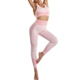 thumbnail image 4 of TWZH Women Color Stitching High Waist Hip Lifty Tummy Control Legging, 4 of 7