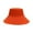 Orange, variant on fatyb Bucket Hat for Women Men Double Side Wear Fishing Cap Unisex Reversible Summer Plain Beach Sun Hat