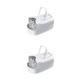 thumbnail image 2 of Cateissary Juguete automático para hacer burbujas para niños, soplador de máquina eléctrica portátil respetuoso con la piel y fabricado en Blanco 2piezas, 2 of 6