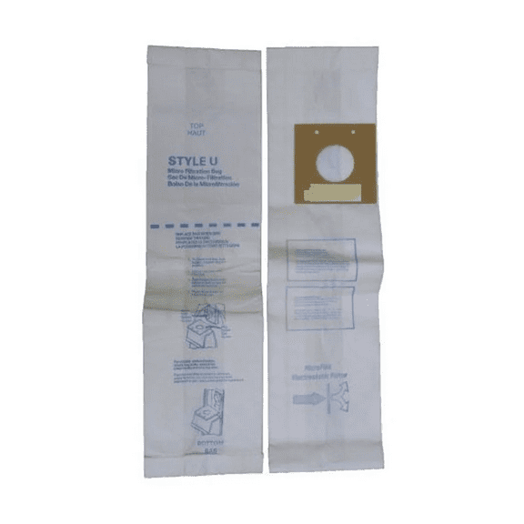 Eureka Style U Single Wall Vacuum Bags - 9 Pack