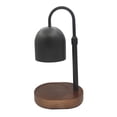 thumbnail image 1 of Lámpara calentadora de velas, lámpara para derretir velas, adaptador estadounidense, adorno de regalo Compatible con tarros, luz de vela sin llama Negro, 1 of 9