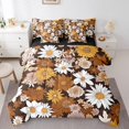 thumbnail image 1 of YST Bohemian Fall Floral King Bedding Sets 7 Piece Reversible Bed In A Bag,Boho Farmhouse Comforter Set Rustic Sunflower Daisy Comforter Groovy Power Flower Bed Set, 1 of 5