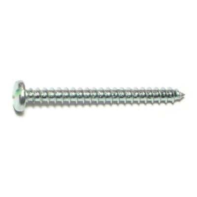 

#10 x 2 Zinc Slotted Pan Head Sheet Metal Screws SMSPS-667 (24 pcs.)