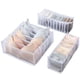 thumbnail image 2 of Organizador de ropa interior, caja de almacenamiento de 5 colores, cajón, armario, bufandas, calcetines, 1/3 unidades, 2 of 4
