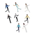 thumbnail image 7 of Pop Culture Music Legend Plush Figure with Bendable Wire Skeleton Poseable Star Doll for Home Decor Creative Display, Signature White Jacket, 7 of 7
