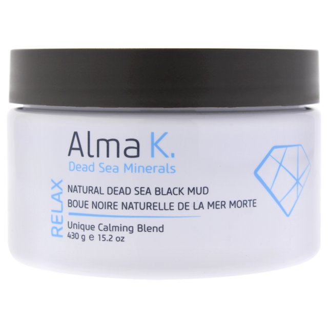 Mascarilla corporal Alma K Natural del Mar Muerto, barro negro, 450 ml