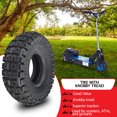 thumbnail image 2 of AlveyTech 10"x3" (3.00-4, 260x85) Knobby Pneumatic Tire for the Avigo, Motovox MVS10 E-Scooter, Bike, 2 of 6