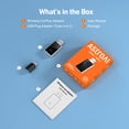 thumbnail image 4 of AstroAI Wireless Carplay Adapter, 2 in 1 Apple CarPlay and Android Auto Adapter Convert Wired to Wireless, Plug & Play for iOS 10+ & Android 11+, with Glass Panel, Metal Materials, Black, for Gift, 4 of 9