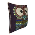 thumbnail image 2 of Kll Boho Owl Decorative Throw Pillow Covers Velvet Soft For Couch Sofa Bedroom Living Room Outdoor -20"X20", 2 of 8