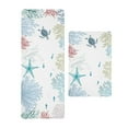 thumbnail image 1 of Cartoon Print Kitchen Carpet Set for Living Room and Entrance Non Cozy Polyester Rug with Fish Theme Washable Mat 2PCS, 1 of 6