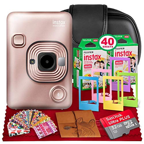 Fujifilm INSTAX Hybrid Mini LIPLAY (Blush Gold) + Fujifilm Instax