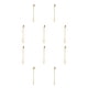 thumbnail image 1 of Inteprter Cuchara mezcladora de acero inoxidable con mango largo, cucharilla colorida para el hogar, cucharas para revolver, restaurante, tienda de té de oro Escribe un 10piezas Inteprter CBP164720, 1 of 6