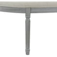 thumbnail image 6 of Bedroom Bench "Coastal Button Tufted Light Beige Upholstered Bench with Weathered Gray Legs ",Bedroom Stool, 6 of 6