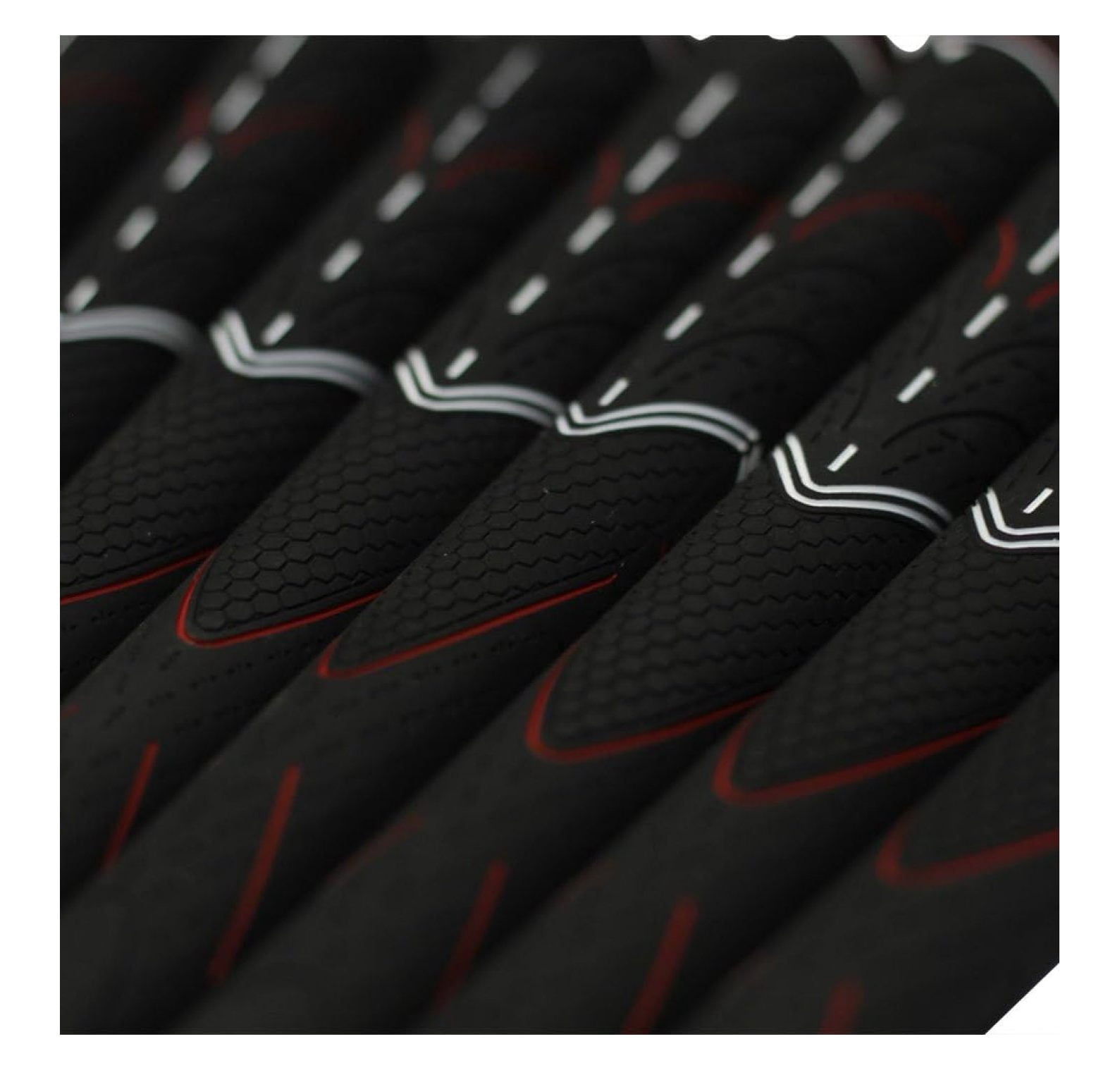 8 All Senior Men's Tour Pro Black Midsize Golf Grips
