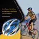 thumbnail image 5 of Greeniant AOTU Casco de bicicleta de montaña para hombre y mujer Casco de bicicleta de ciclo de seguridad cómodo Ciclismo azul blanco Greeniant HW1557-05B, 5 of 6