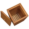 thumbnail image 4 of vidaXL Laundry Basket 30x30x45 cm Solid Teak Wood, 4 of 5